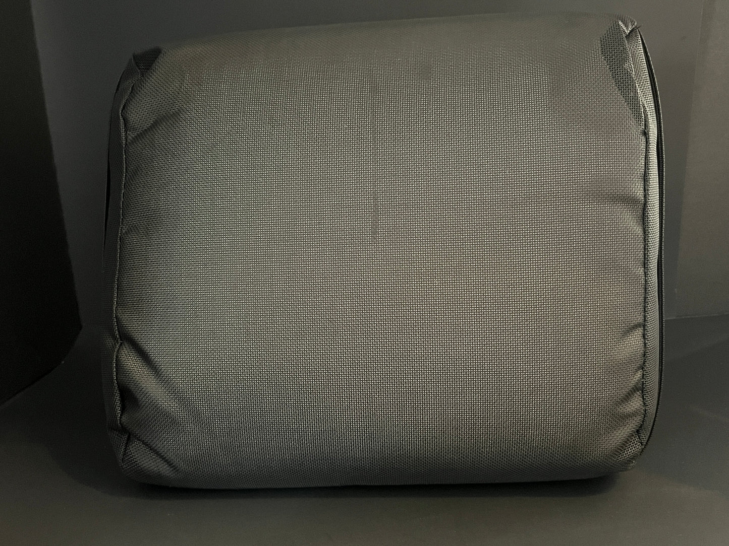 Top side view of Water Brick (black) spa booster seat.