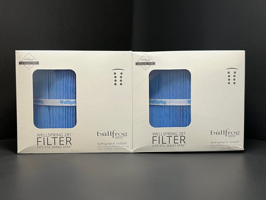 Bullfrog Spas STIL Series 2-pack Filter, Front Side